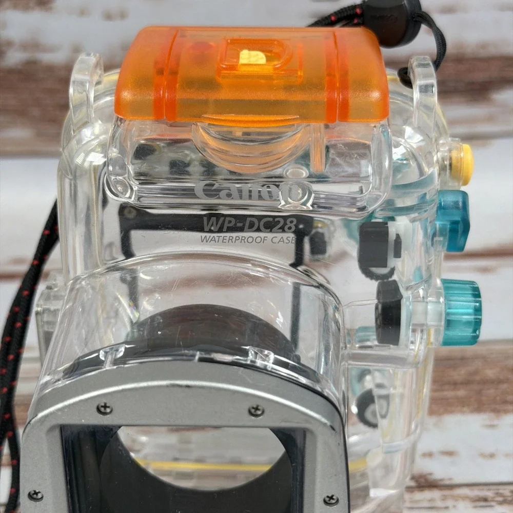 Canon WP-DC28 Waterproof Underwater Housing Case PowerShot G10 40m 130ft Tested